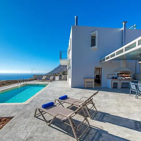 Villa Tranquil Sea View With Private Pool, Just 2km From The Beach! *